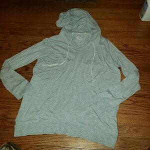 Lou & Grey long sleeve gray jacket hoodie size xs